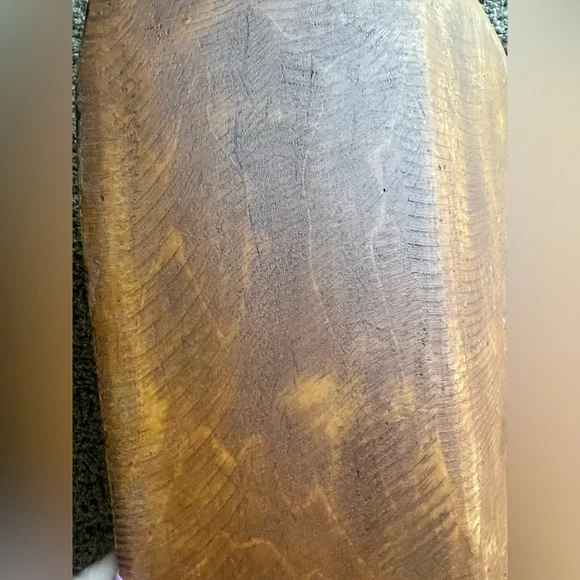 24HR‼️1800s Antique Americana Primitive Heavy Hand Carved Dough Bowl - Picture 7 of 12